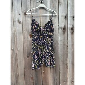 Just Me Floral Print Dress Sleeveless Mini Dress Summer‎ Occasion Medium
